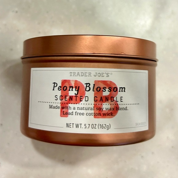 Brand New Trader Joe’s Peony Candle - Picture 3 of 4